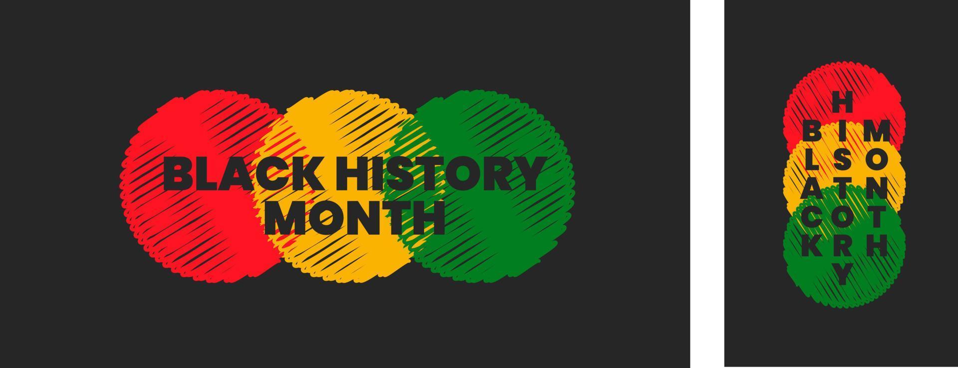 black history month background. African American History or Black History Month. Celebrated annually in February in the USA and Canada. black history month 2023 vector