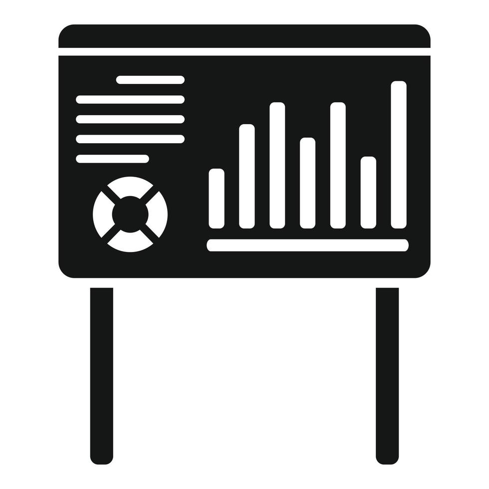 Report audit icon simple vector. Business document vector