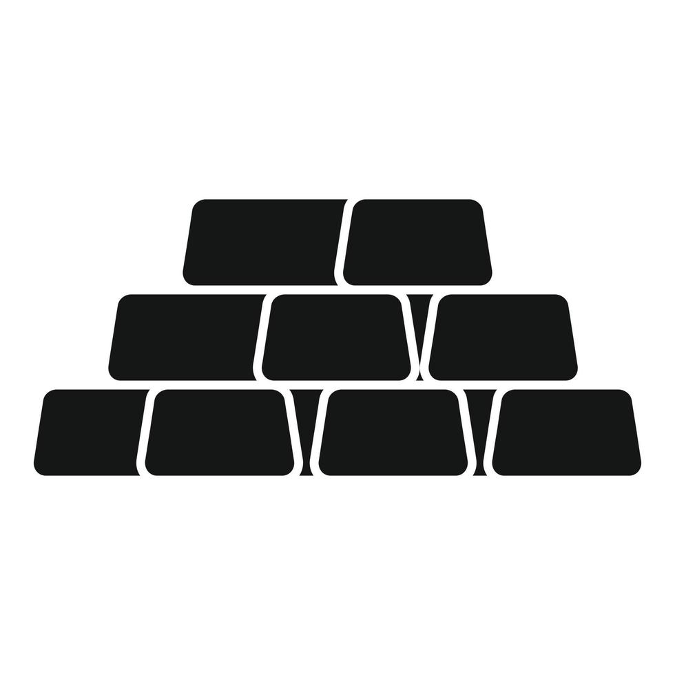 Bank reserve icon simple vector. Finance money vector