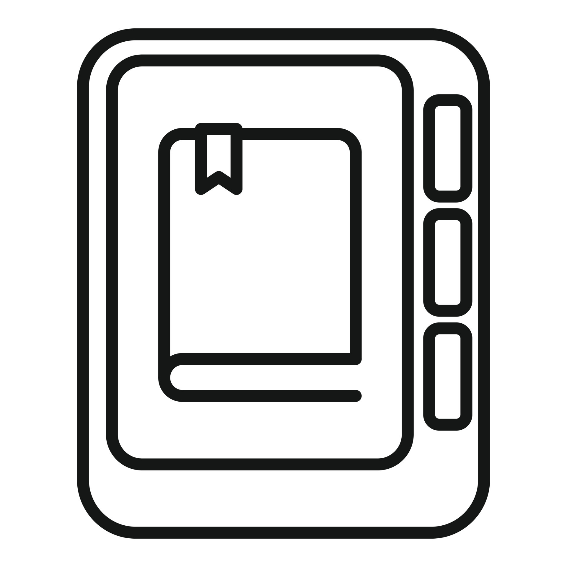 Online bookstore icon outline vector. Ebook library 15161570 Vector Art ...