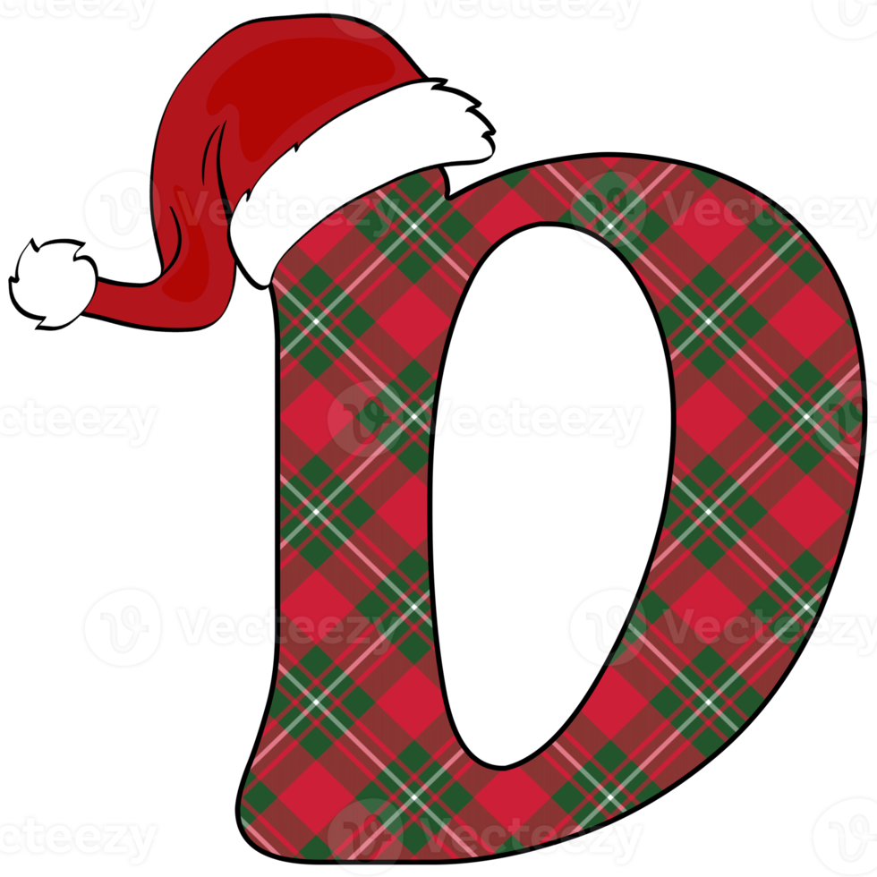 Christmas alphabet design png