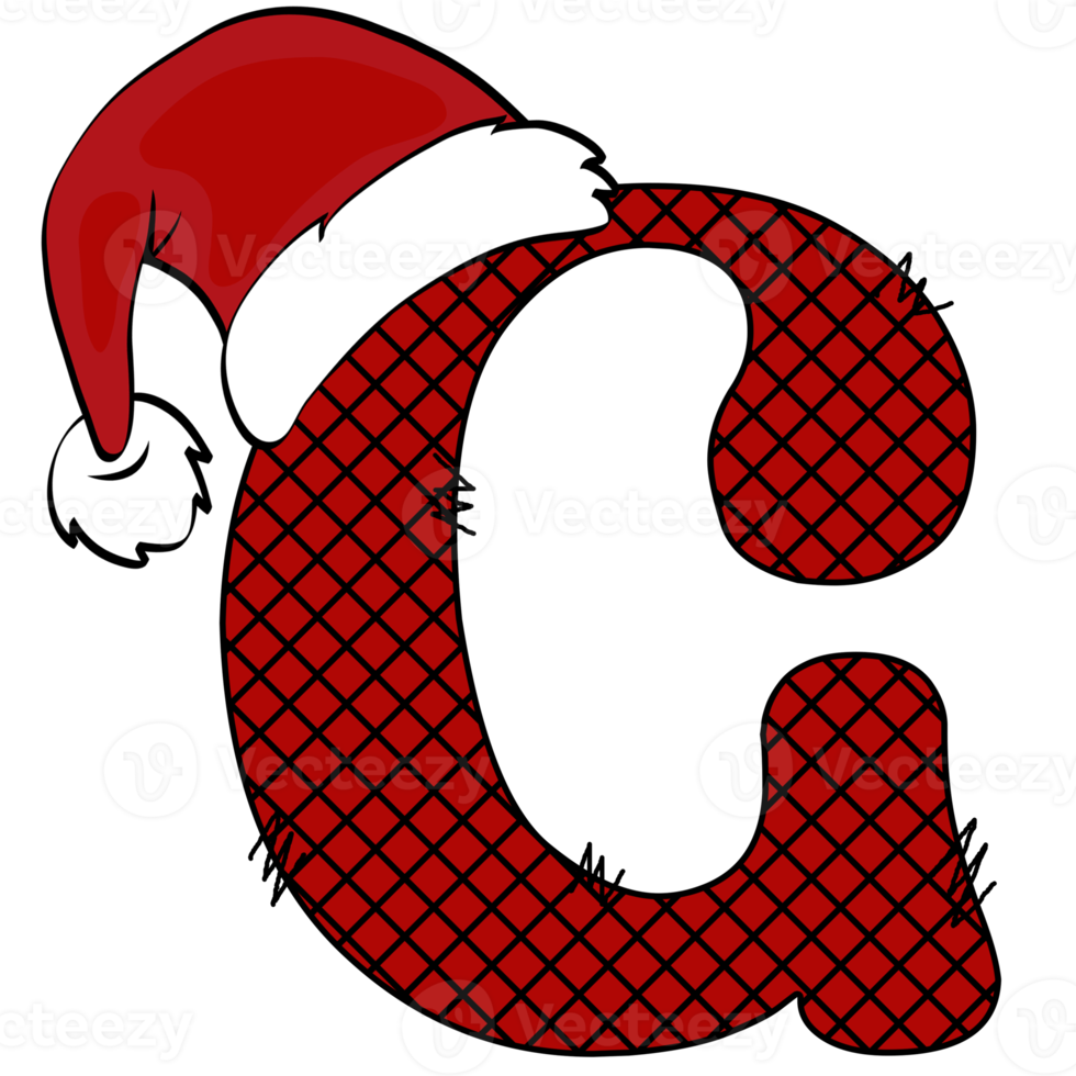 christmas alphabet design png