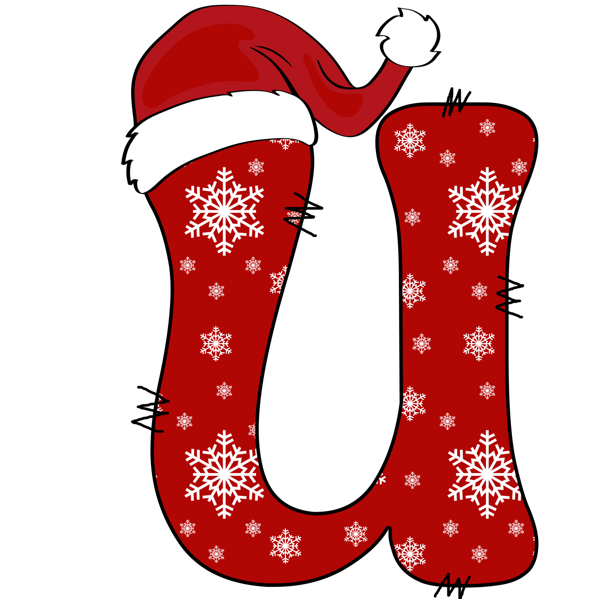 Christmas alphabet design 15162892 png