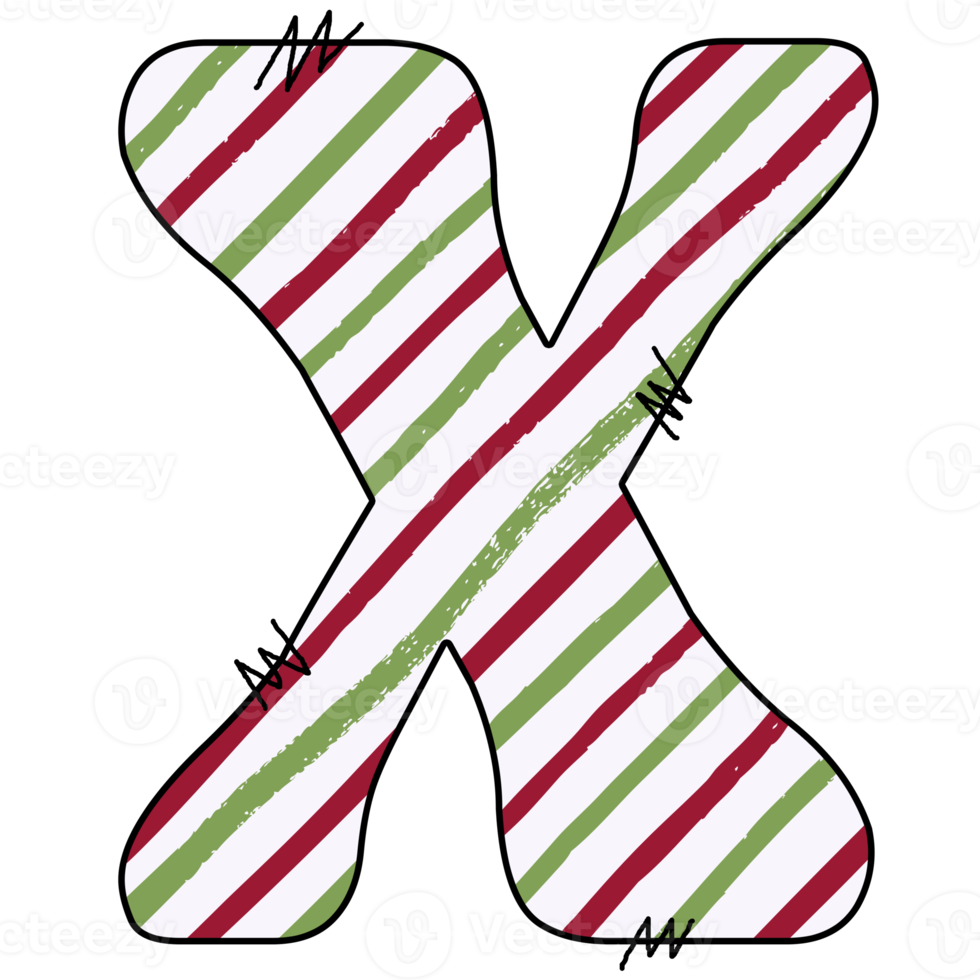 Christmas alphabet design 15162924 PNG