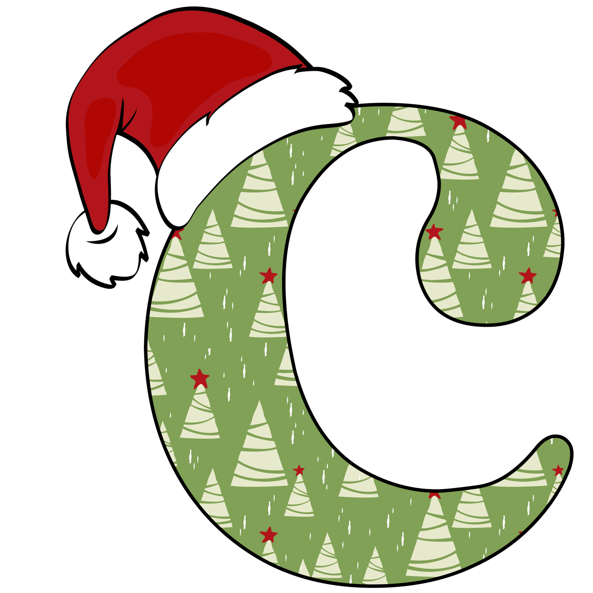 christmas-alphabet-design-15162943-png