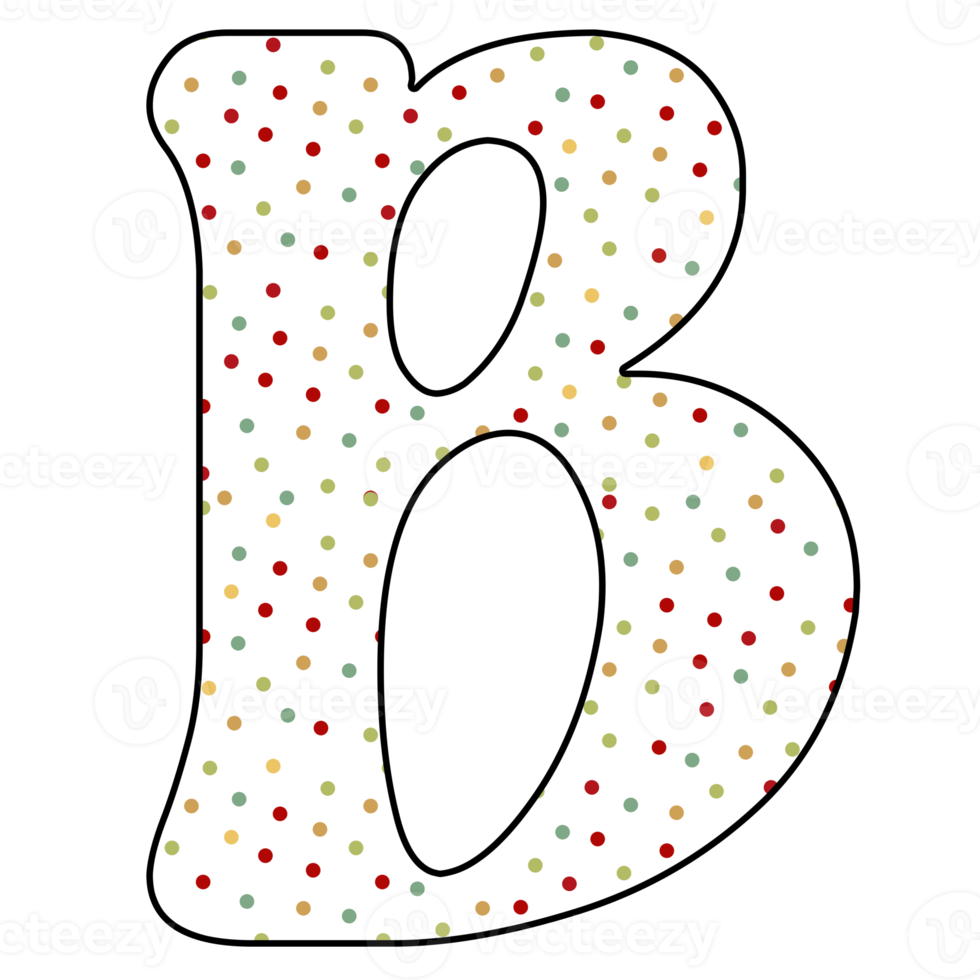 christmas alphabet design png
