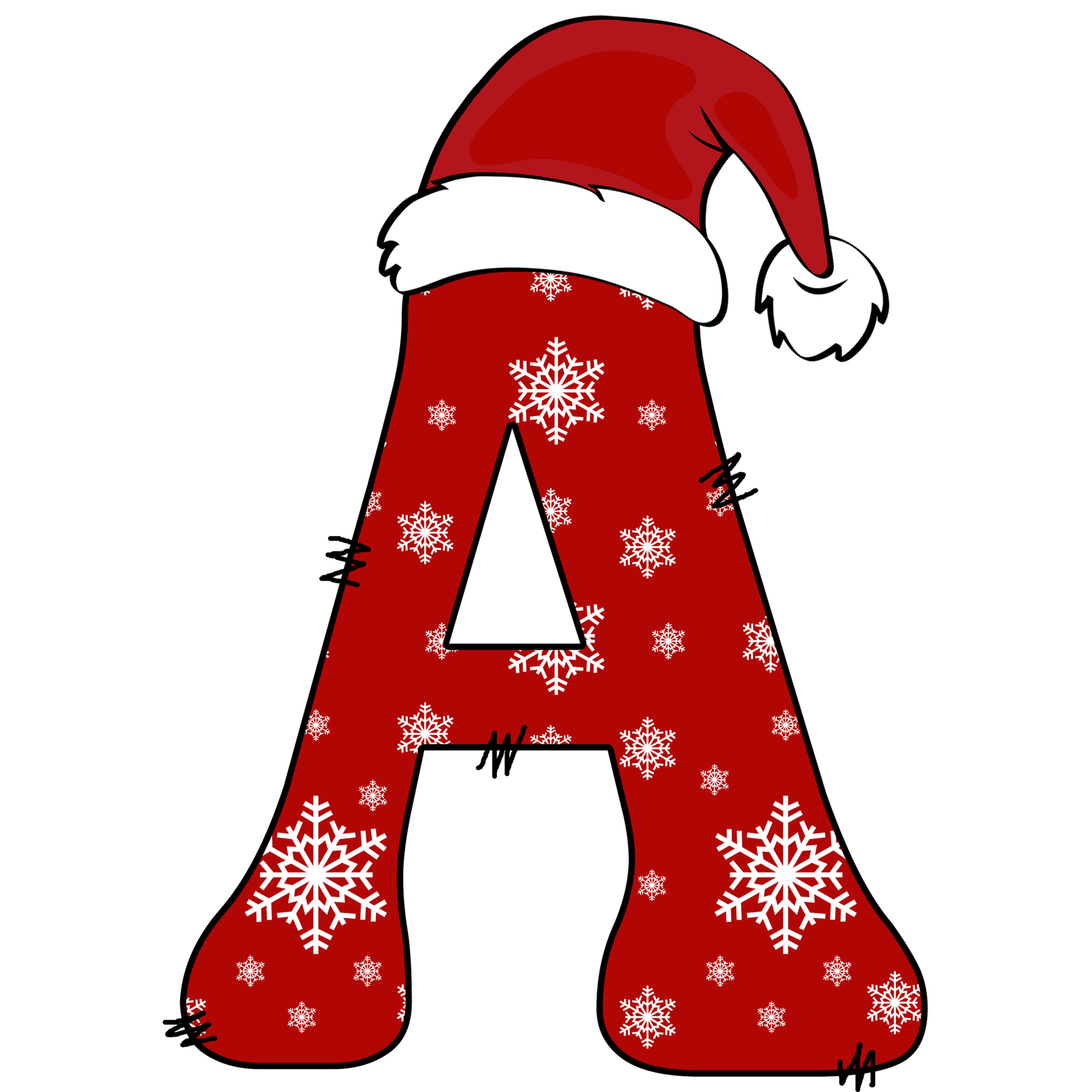Christmas Alphabet Design 15163080 PNG