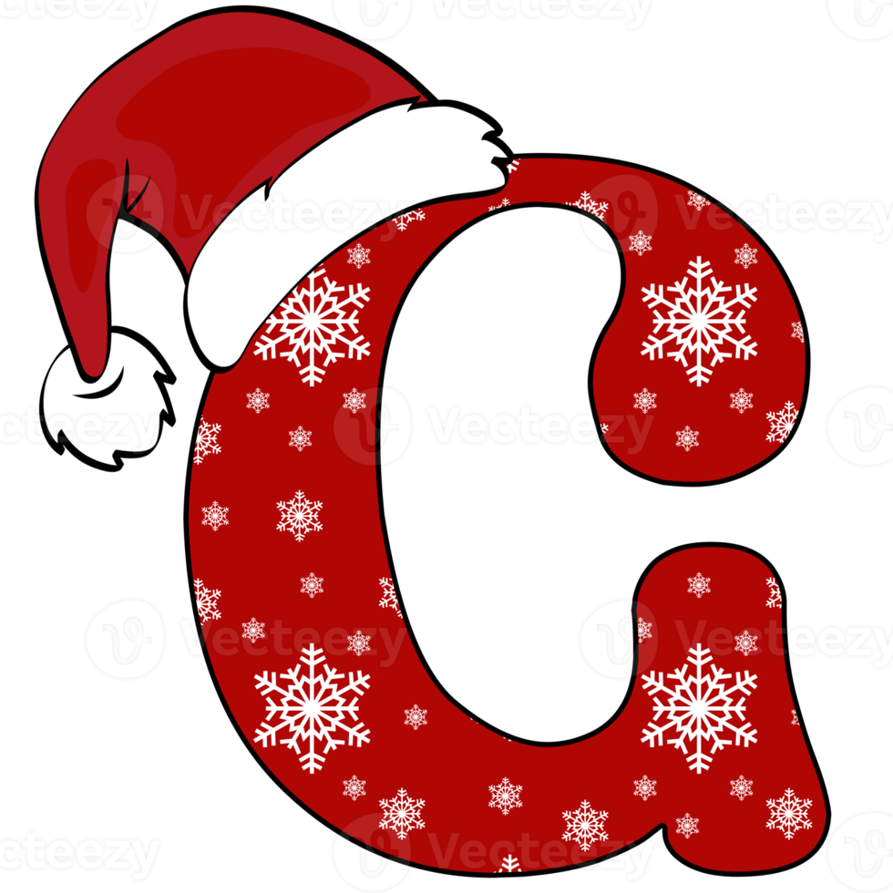 christmas alphabet design png