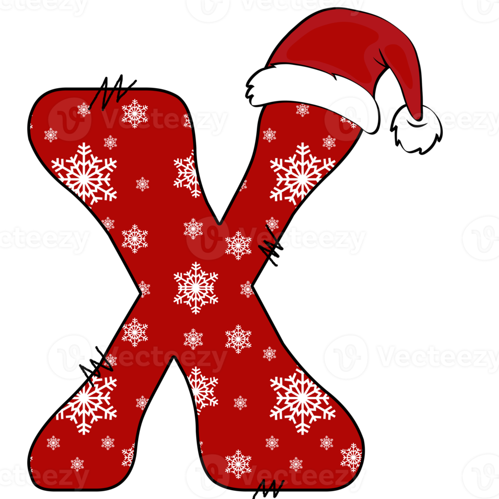 christmas alphabet design png