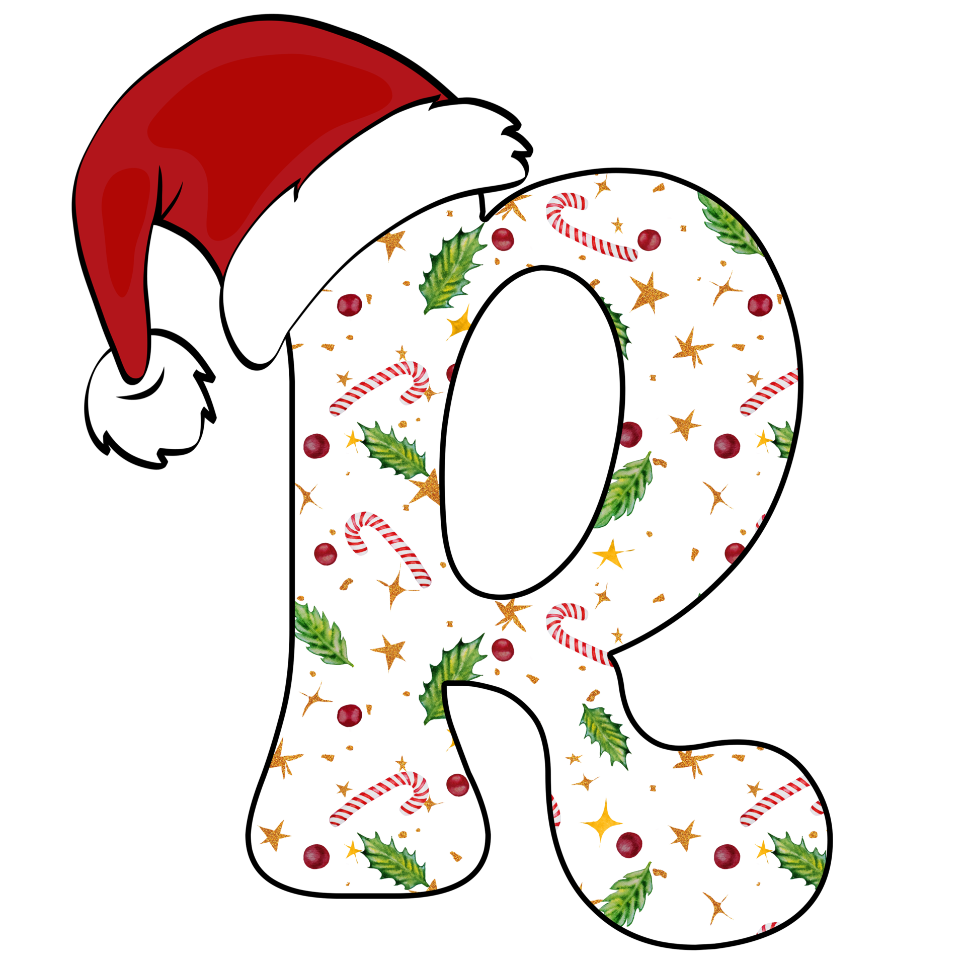 Christmas Alphabet Design 15163186 PNG