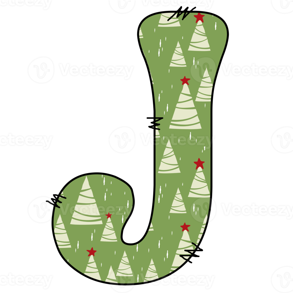 christmas alphabet design png