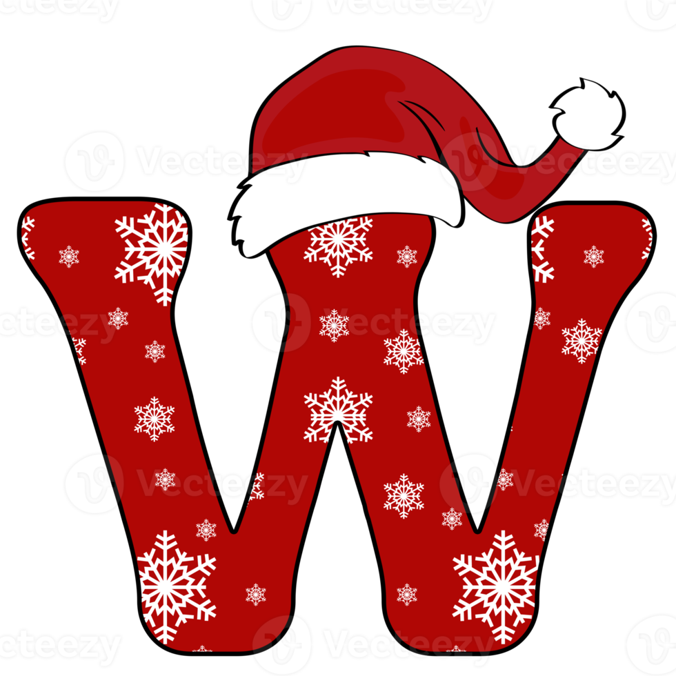 christmas alphabet design png