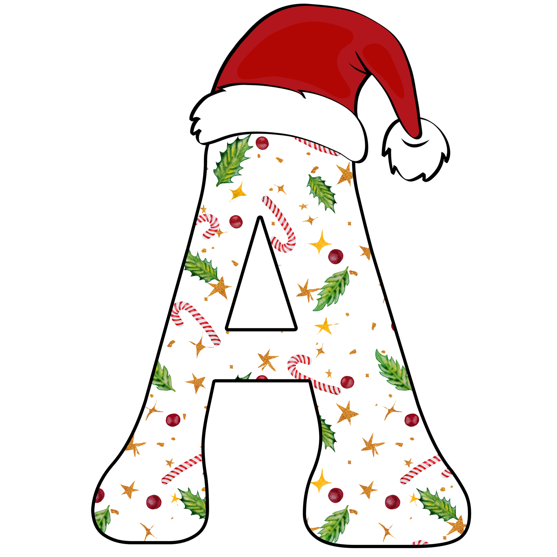 Christmas Alphabet Design 15163388 PNG