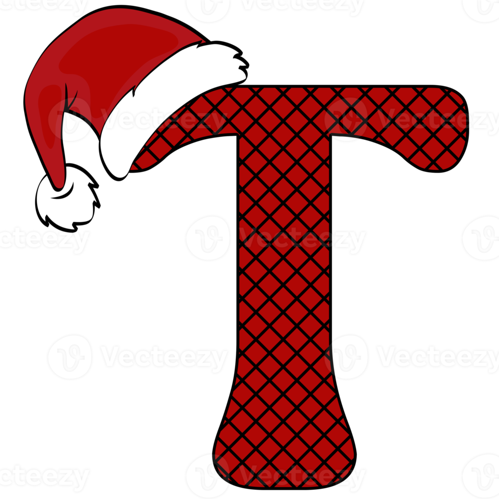 Natale alfabeto design png