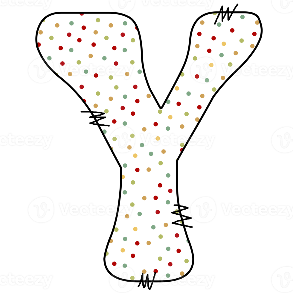 christmas alphabet design png