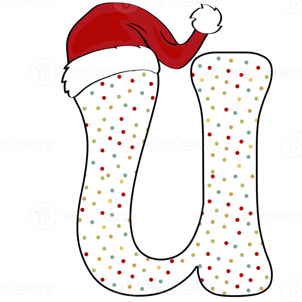 christmas alphabet design png