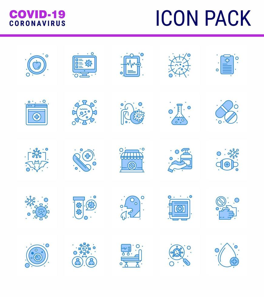 Coronavirus Precaution Tips icon for healthcare guidelines presentation 25 Blue icon pack such as health chart sars health mers flu viral coronavirus 2019nov disease Vector Design Elements