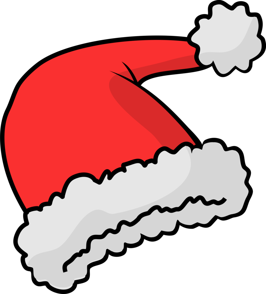 Santa Claus cartoon hat. png