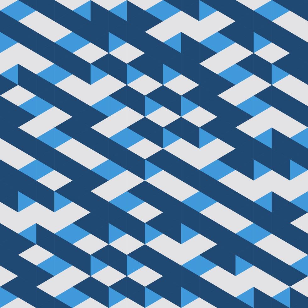 Blue Geometric Seamless pattern Abstract background vector