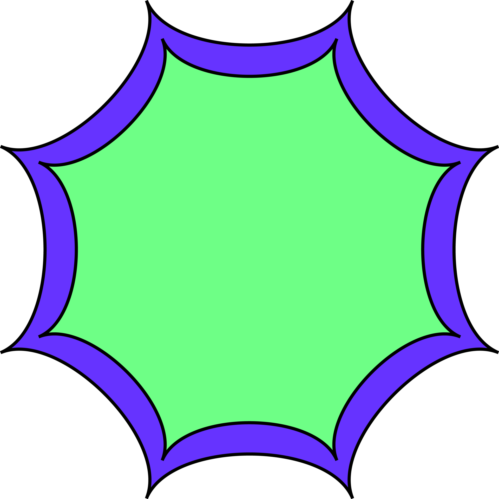 Blank badge sticker label with greenpurple color, element for