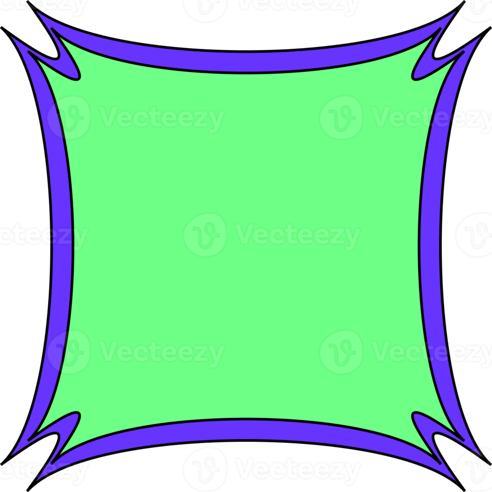 vuoto distintivo etichetta etichetta con verde-viola colore, elemento per decorazione, png formato file