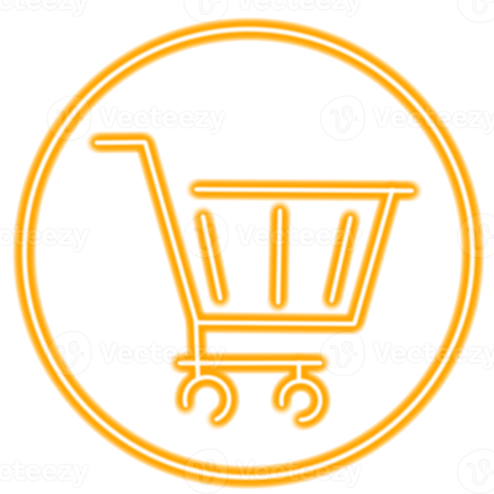 Shopping-Neon-Symbol png