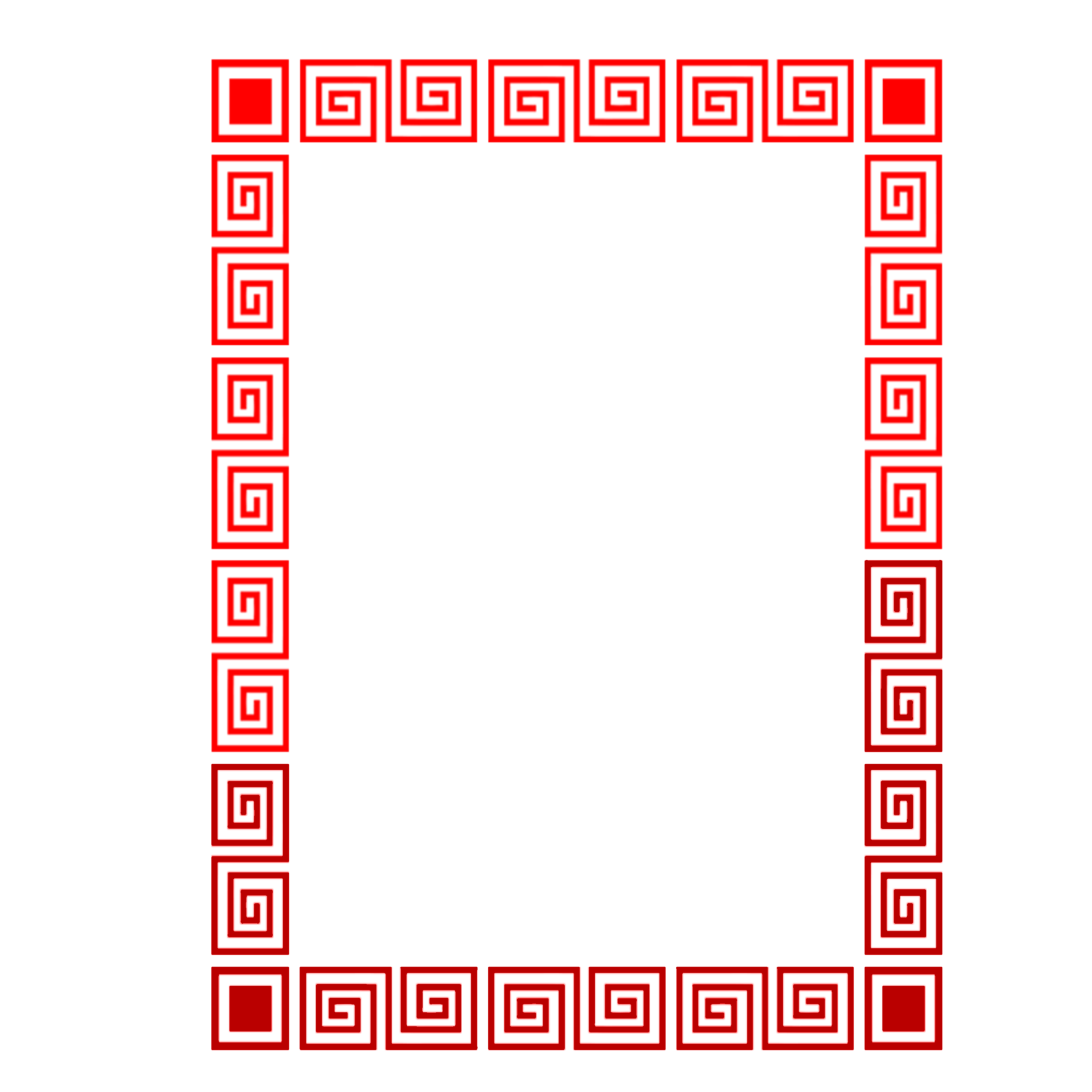 Red Chinese Frame 15166138 PNG