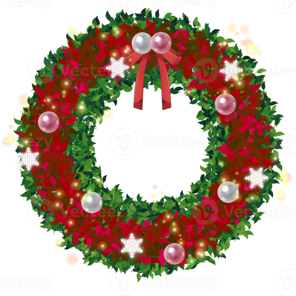 Christmas Wreath with Marble png