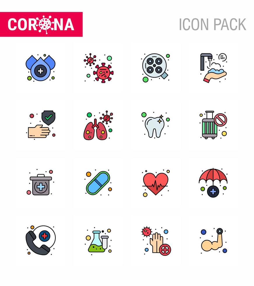 Coronavirus Prevention 25 icon Set Blue protection clean operation washing protect hands viral coronavirus 2019nov disease Vector Design Elements