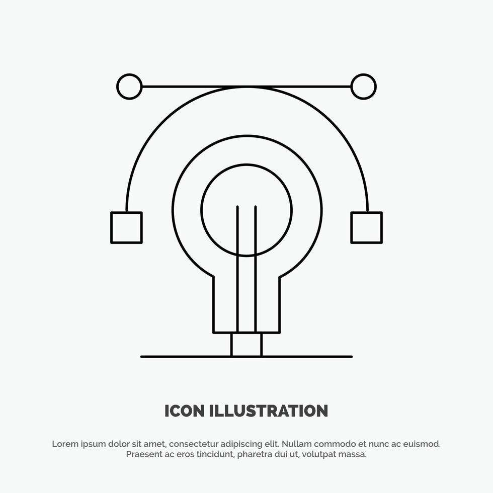 Bulb Education Idea Educate Vector Line Icon