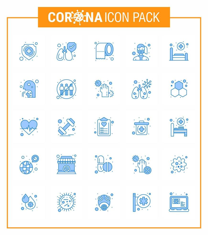Coronavirus 2019nCoV Covid19 Prevention icon set hospital wear paper safety mask viral coronavirus 2019nov disease Vector Design Elements