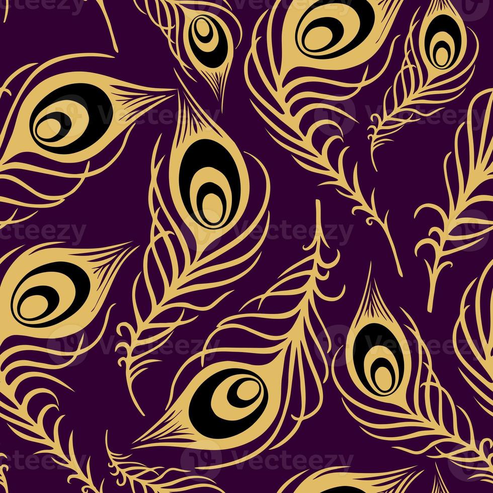 bright seamless pattern of blue-violet and black-and-white butterflies on a black background, texture, design photo