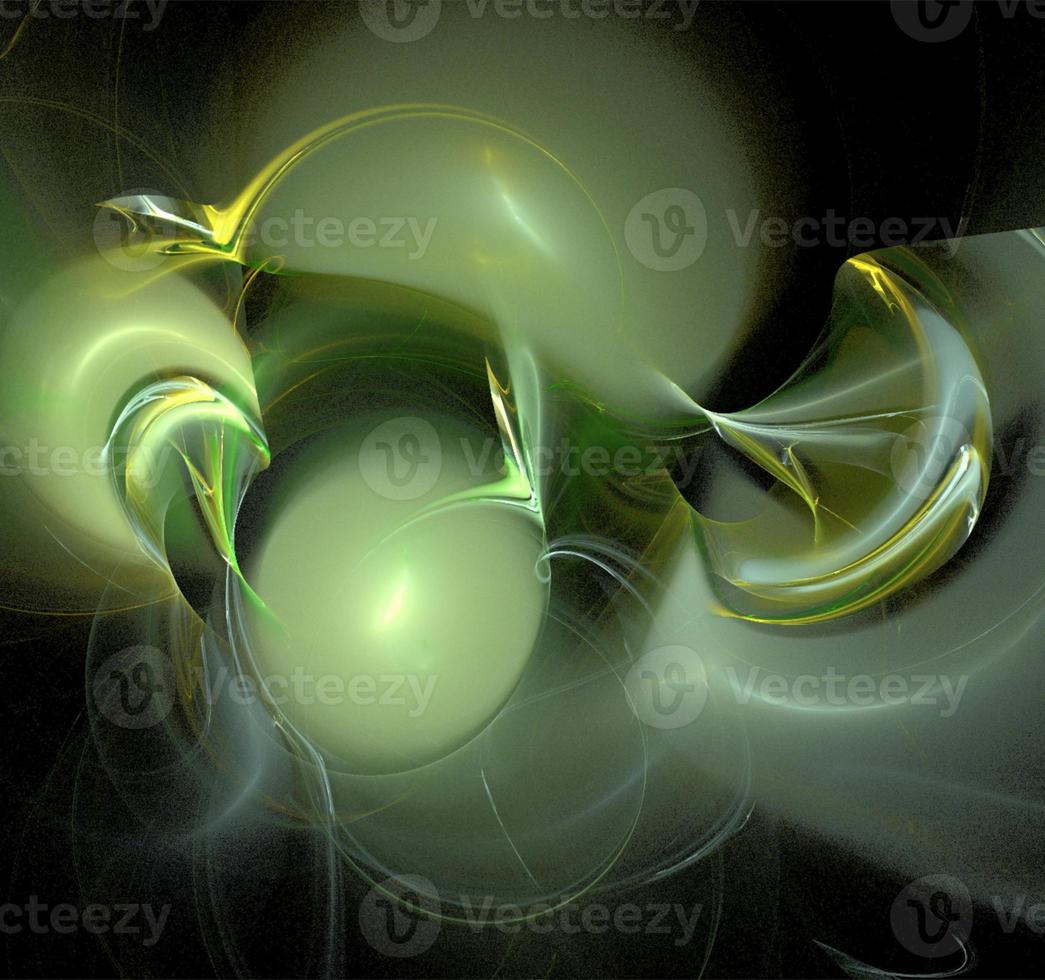 abstract green glowing pattern on black background, design, wallpaper photo