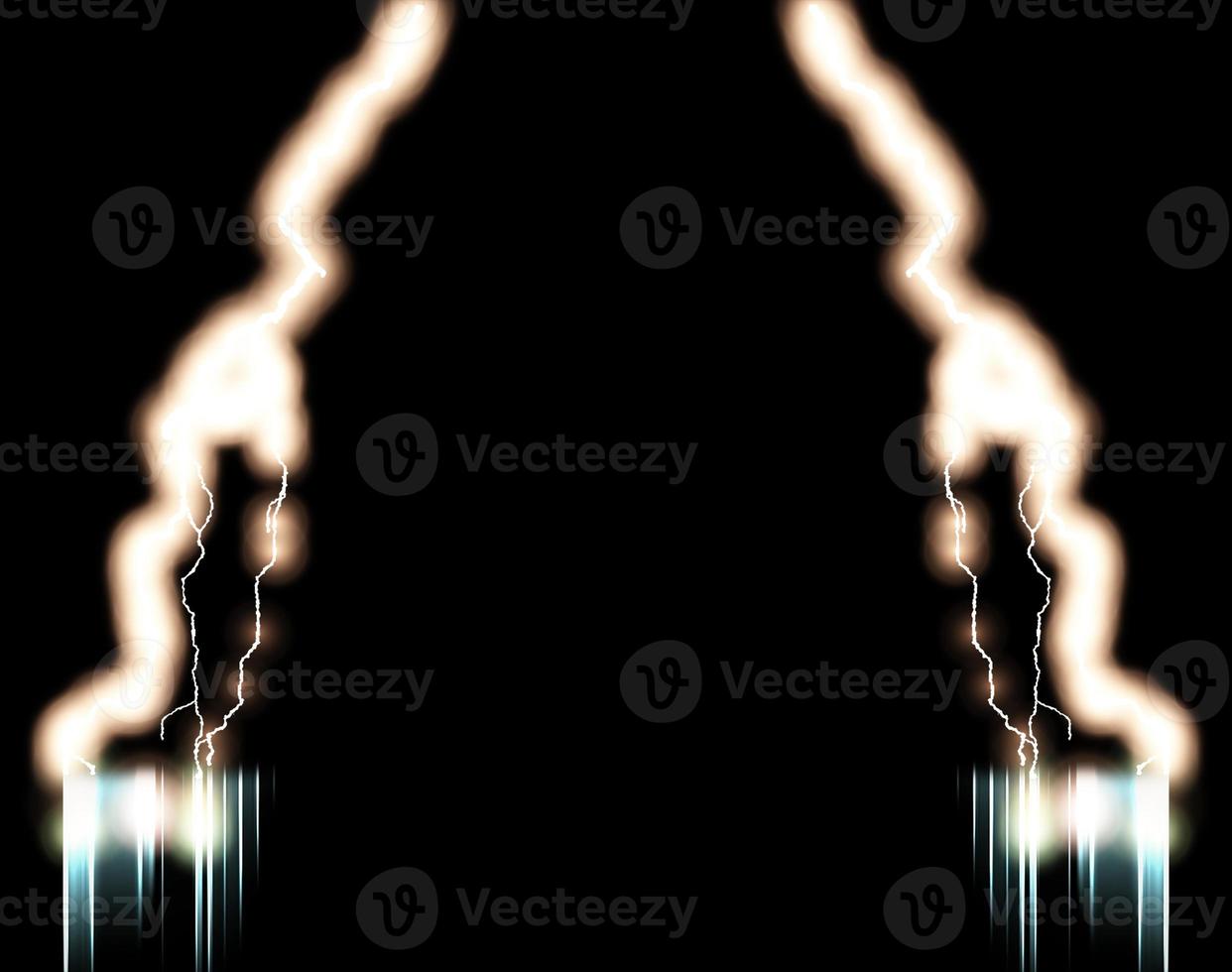 Digital Rendering Christmas Lights Electric Background for Text Greeting photo