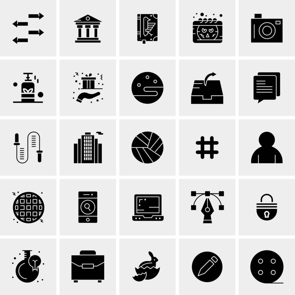 25 Universal Business Icons Vector Creative Icon Illustration to use in web and Mobile Related project