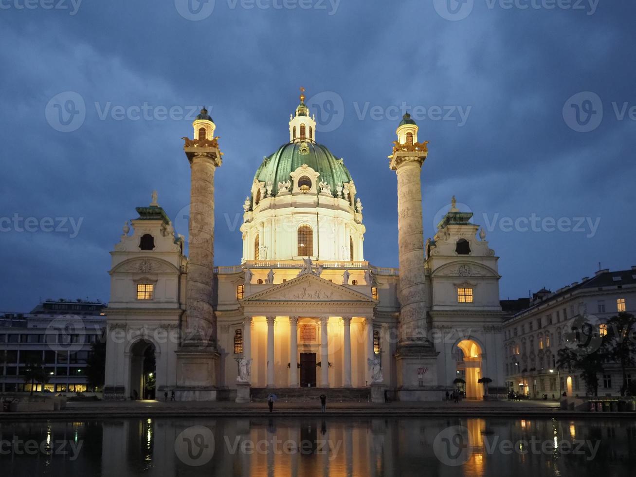 Karlskirche church in Vienna photo