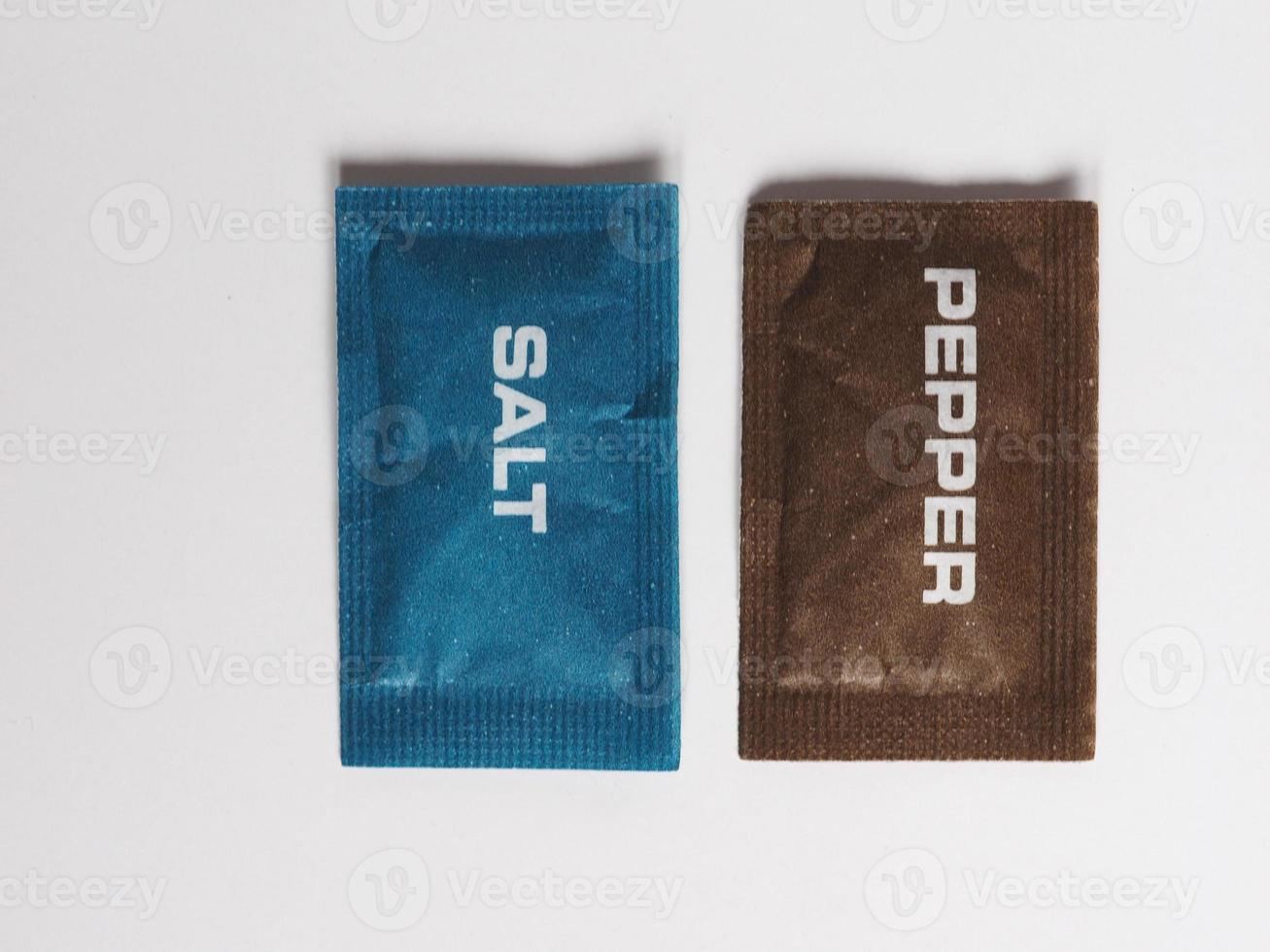 single dose salt and pepper sachet photo