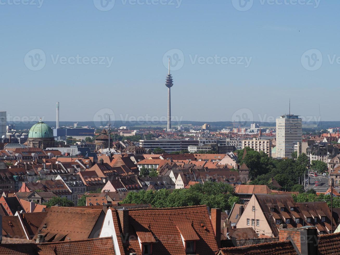 Aerial view of Nuernberg photo