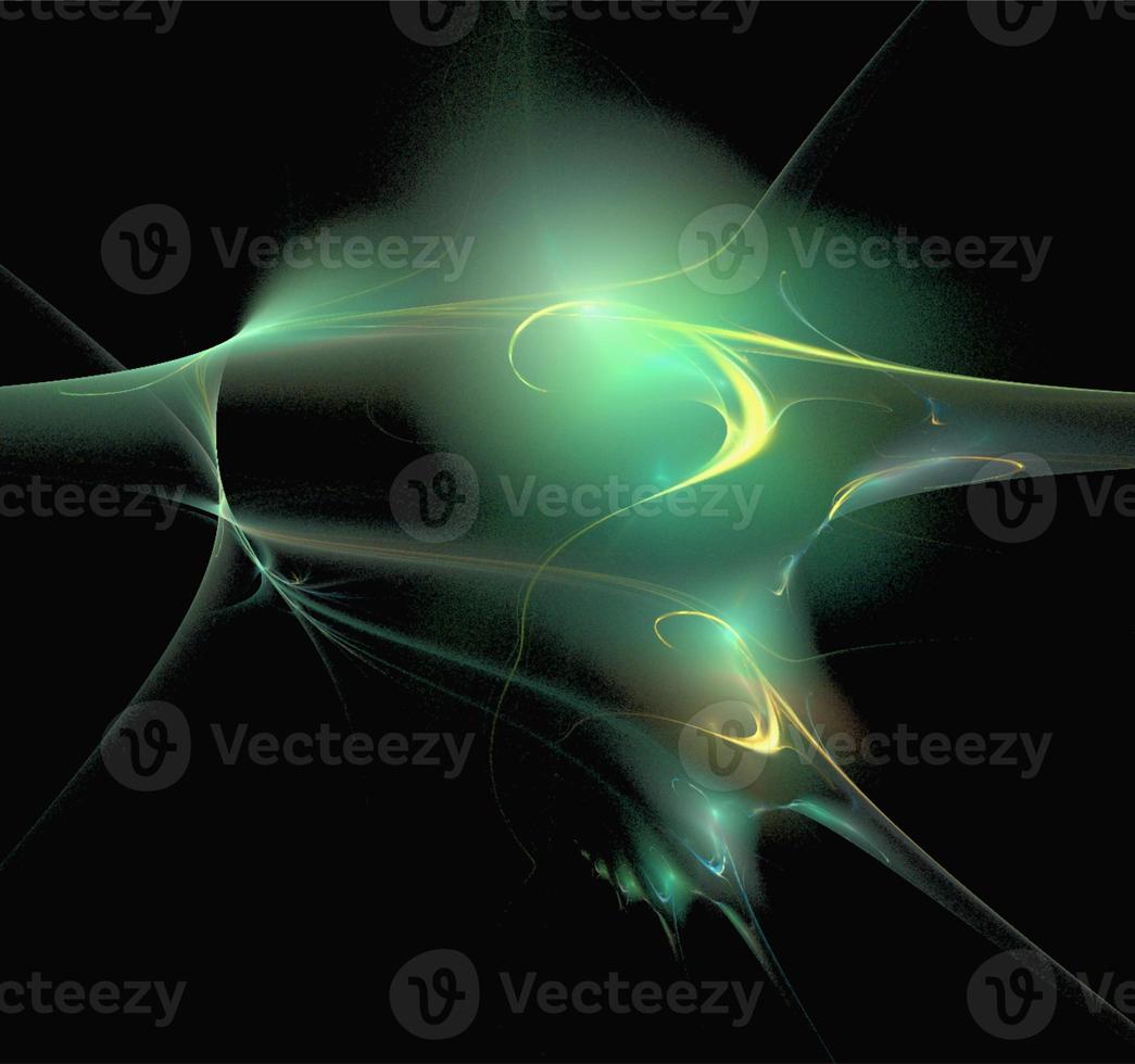 abstract green glowing pattern on black background, design, wallpaper photo