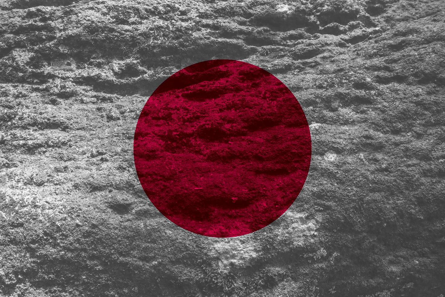 textura de bandera japonesa como fondo foto