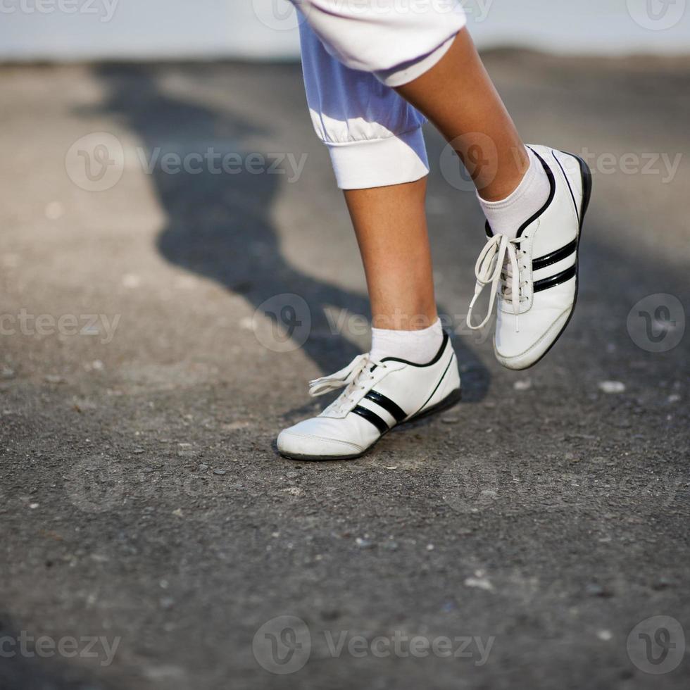 deporte mujer entrenando foto