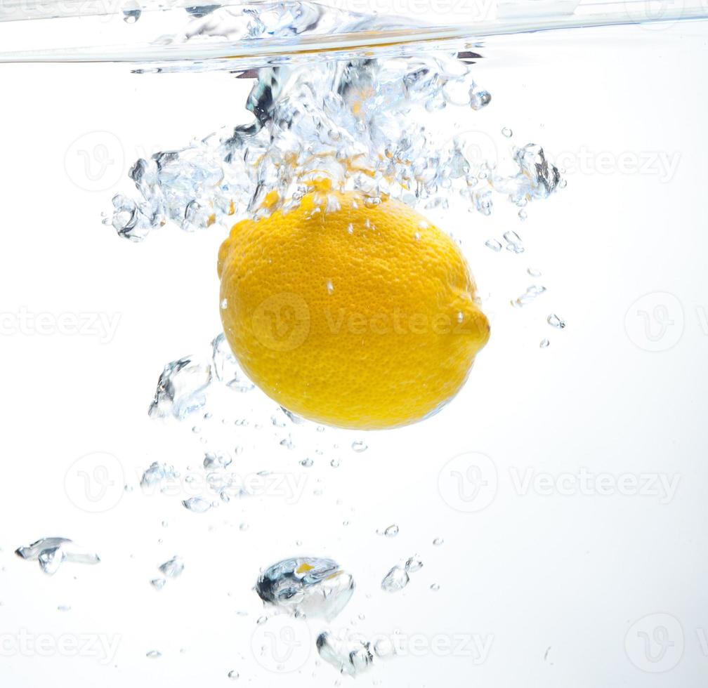 Lemon in the water photo