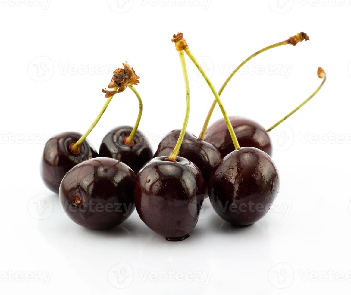 juicy sweet cherries photo