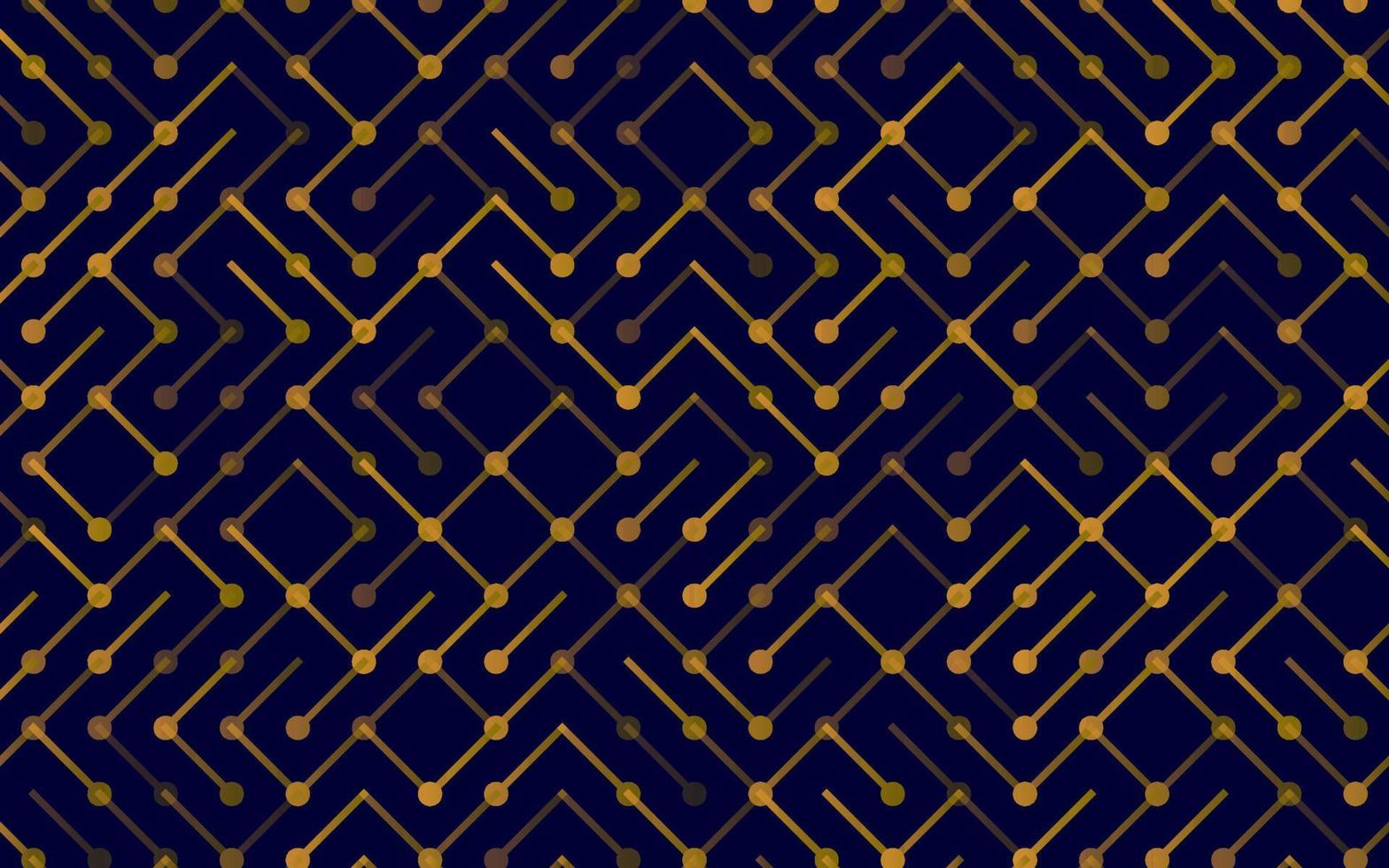 banner de patrones sin fisuras de vector de tecnología. adorno de rayas geométricas. fondo lineal monocromático