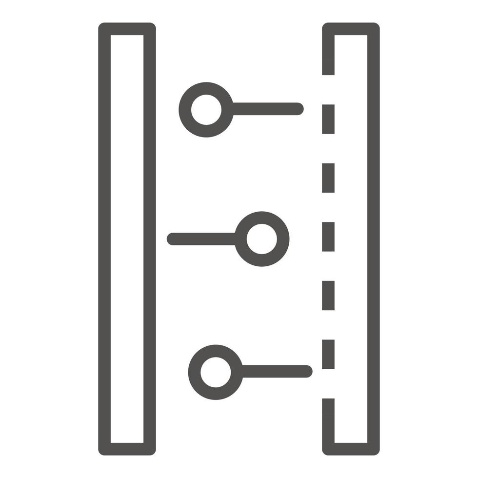 Chemical tool icon, outline style vector