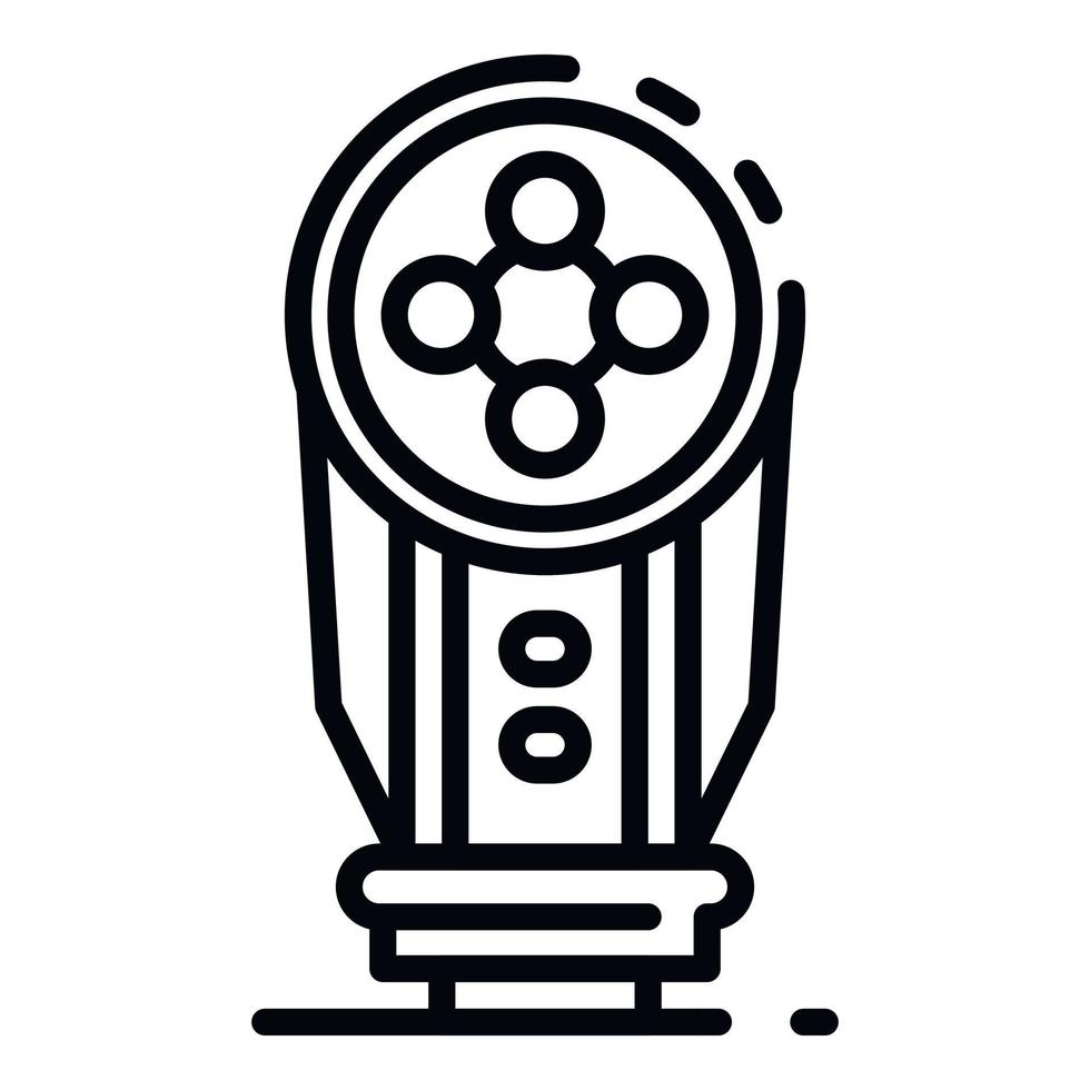 Camera flash icon, outline style 15174020 Vector Art at Vecteezy