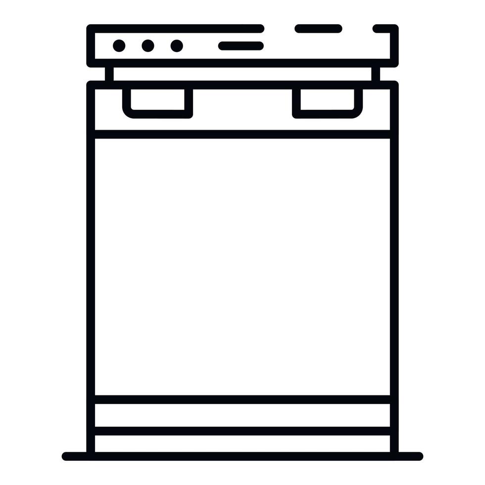 Magazine freezer icon, outline style vector