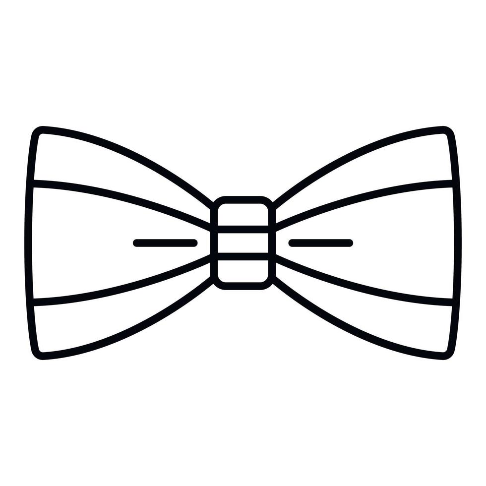 Man bow tie icon, outline style 15174053 Vector Art at Vecteezy