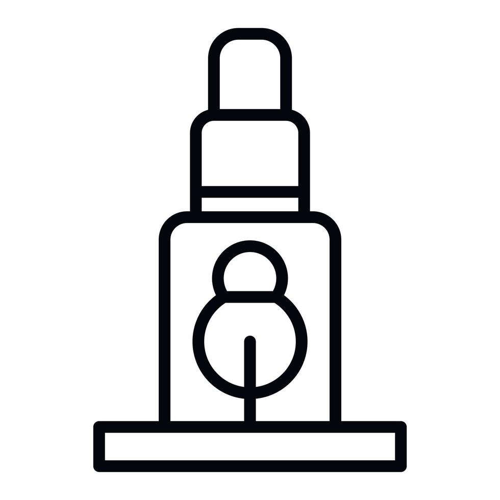 Scaffold support icon, outline style vector