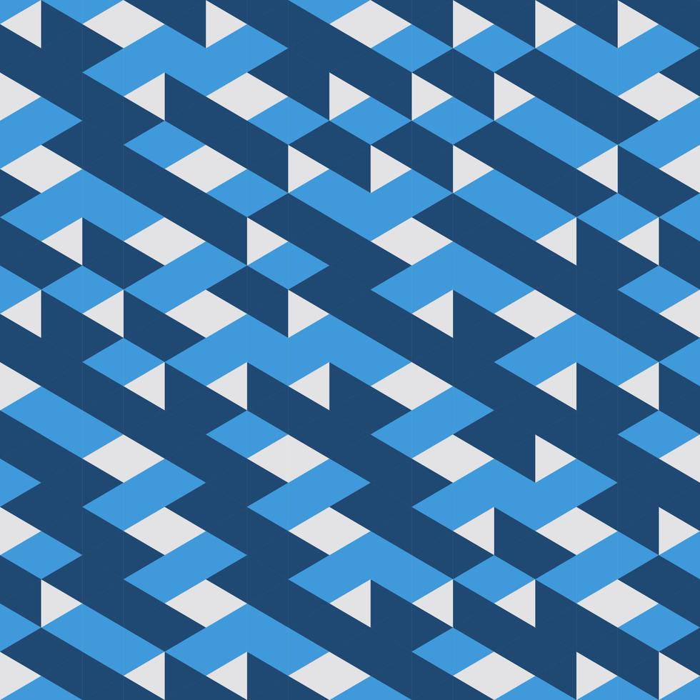 Blue Geometric Seamless pattern Abstract background 15174258 Vector Art
